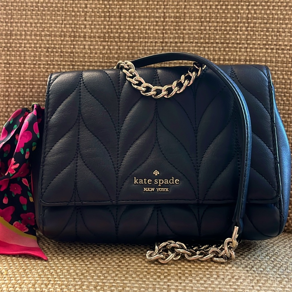 Kate spade New York NWOT black mini emelyn briar lane quilted crossbody bag